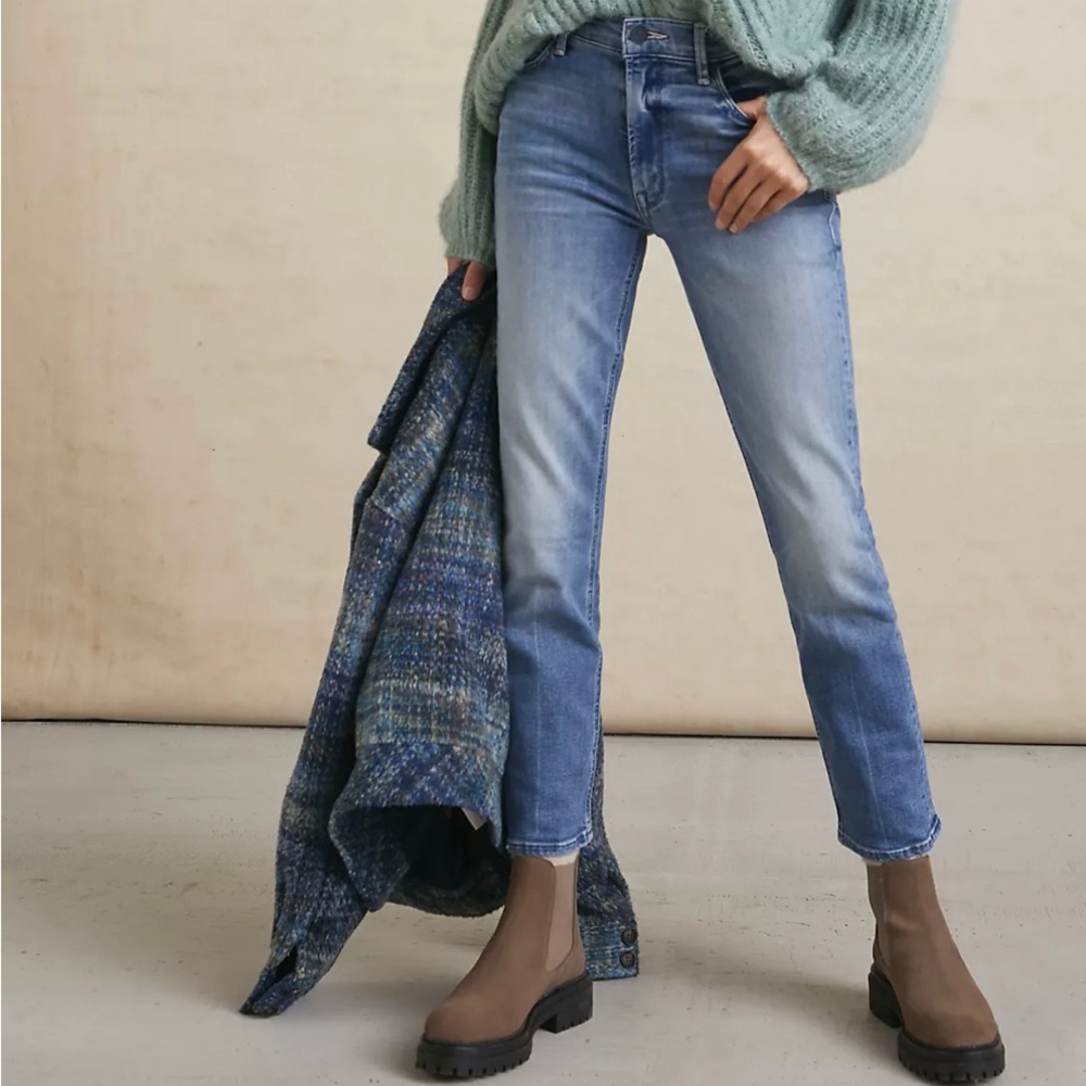 NWT MOTHER DEINEM/THE MID RISE DAZZLER ANKLE